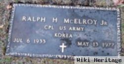 Ralph H Mcelroy, Jr