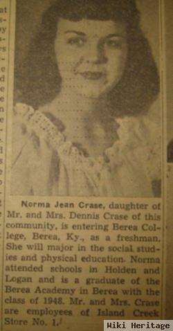 Norma Jean Crase Valentine