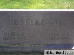 Clara V Johnson Lefferdink