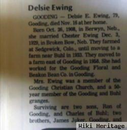 Delsie Elizabeth Juker Ewing