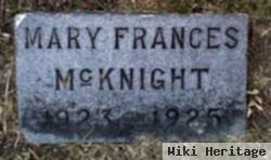 Mary Frances Mcknight