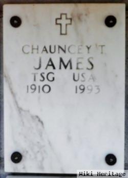 Chauncey T James