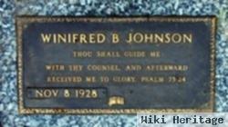 Winifred B Johnson