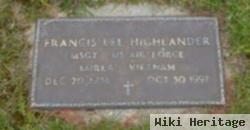 Msgt Francis Lee "frank" Highlander