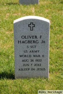 Oliver F Hagberg, Jr