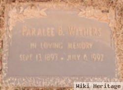 Paralee Belle "para" Walker Withers