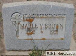 Mabel V Brown