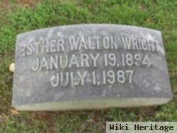 Esther Walton Wright