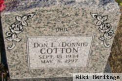 Don Lewis "donnie" Cotton