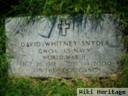 David Whitney Snyder