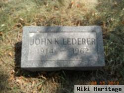 John Knox Lederer