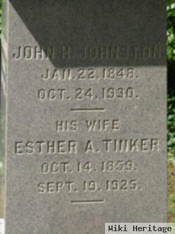 Esther A Tinker Johnston