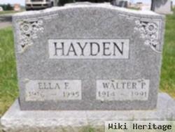 Walter P Hayden