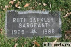 Ruth Leiss Barkley Sargeant