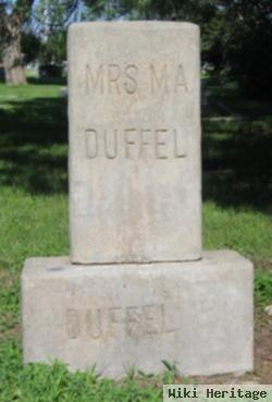 Mrs M A Duffell