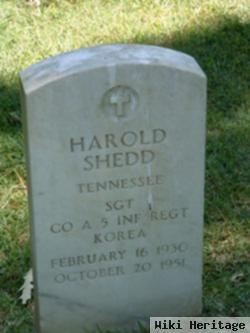 Sgt Harold Shedd