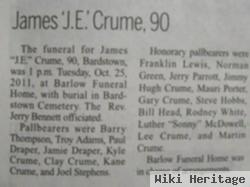 James Ernest "j.e." Crume