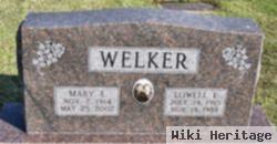 Mary E Welker
