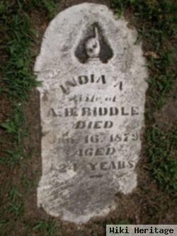 India A. Riddle