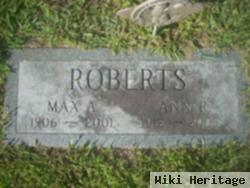 Max A Roberts