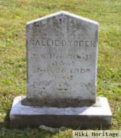 Sarah D "sallie" Yoder Brackbill