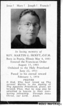 Rev Fr Martin G. Hoeft