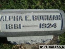 Alpha E Wendelborn Bowman