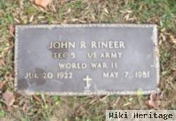 John R Rineer