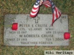Peter E Cruise, Jr