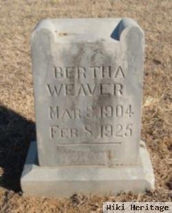 Bertha Weaver