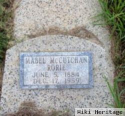 Mabel Inez Mccutchan Rorie