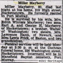 Miller Mayberry