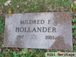 Mildred F Hollander