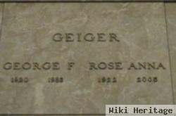 George F Geiger