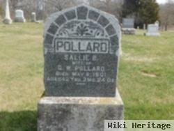 Sarah Belle "sallie" Cutler Pollard