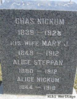 Mary Josephine Smith Nickum