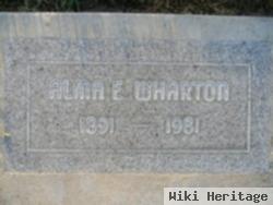 Alma E Wharton