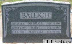 Mary Lucille Vidovich Ballich