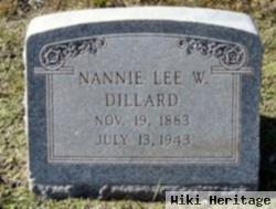 Nannie Lee Wright Dillard