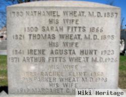 Dr Arthur Fitts Wheat