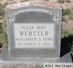 Julia May Mcdonald Webster