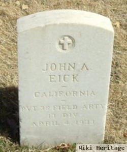 John A Eick