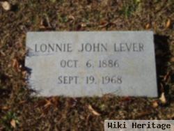 Leonidas John "lonnie" Lever