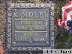 Ernest W Kindler