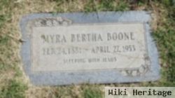 Myra Bertha Boone