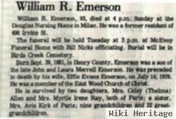 William Riley "bill" Emerson