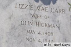 Lizzie Mae Carr Hickman