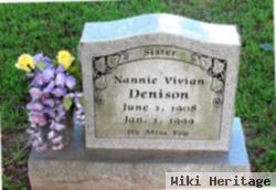 Nannie Vivian Denison