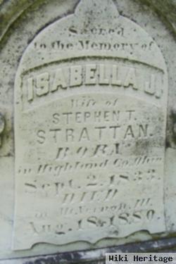 Isabella Jane "isabelle" Pavey Strattan