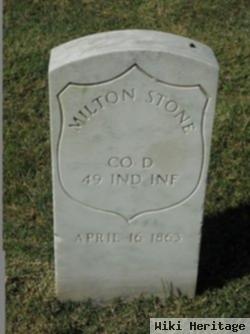 Pvt Milton Stone